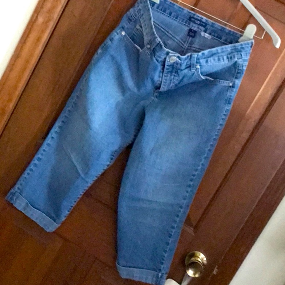 Denim capris
